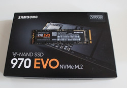 En test : le SSD Samsung 970 Evo.