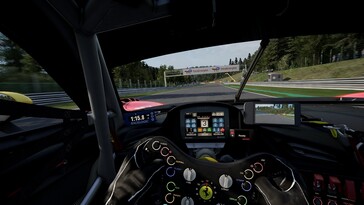 Sur la photo : une capture d'écran du jeu Assetto Corsa Competizione.