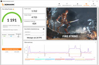 Fire Strike (alimentation par batterie)