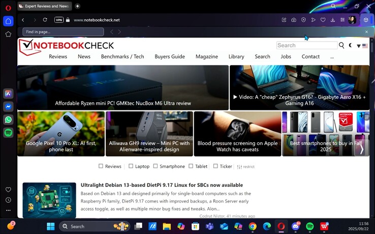 Lenovo Tab 12 Pro sous Windows 11 (Image source : Darryl Linington - Notebookcheck)