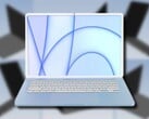 Le MacBook Air M2 est doté d'un écran sans encoche dans les derniers rendus du prochain ordinateur portable Apple. (Image source : @LeaksApplePro - édité)