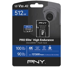 Les cartes flash microSD PNY PRO Elite High Endurance résistent à l'enregistrement vidéo continu dans les caméras corporelles, les caméras de bord et les caméras de sécurité. (Source de l'image : PNY)