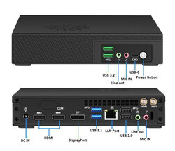 Newsmay Neosmay S2-B560TPM - ports (source : Newsmay)