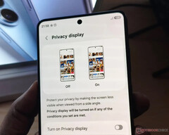 La fonction « Privacy Display » de Samsung fonctionne désormais en mode PiP.