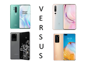 Comparatif photo : le Samsung Galaxy S20 Ultra face aux Huawei P40 Pro, OnePlus 8 Pro et Xiaomi Mi 10 Pro.