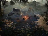 Une image montrant un camp et des mercenaires à Wartales.