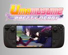 Umamusume : Pretty Derby sur le Steam Deck OLED avec logo (Image source : Cygames, Steam avec modifications)