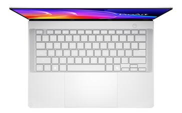 Disposition du clavier et du pavé tactile de l’Asus ProArt P14