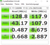 Dell G5 15 5587 - CrystalDiskMark 3 (HDD).