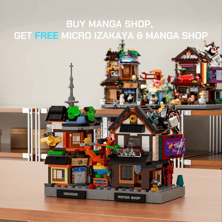 Lumibricks offre des versions miniatures en bonus pour tout achat direct