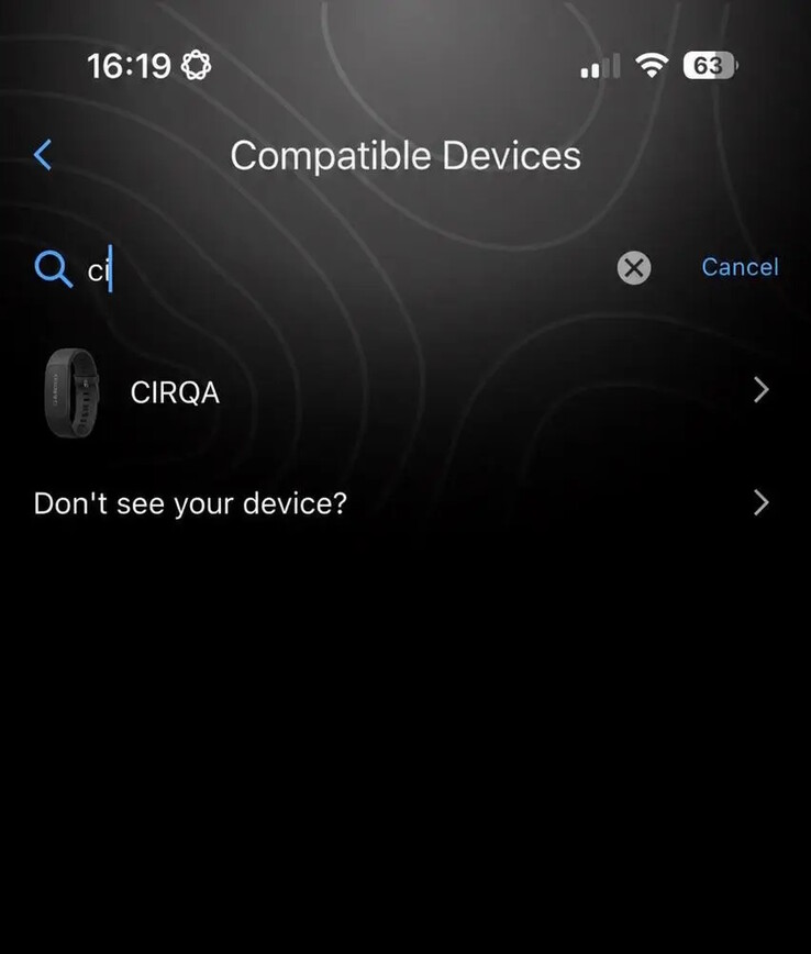 C'est apparemment ainsi que le Garmin CIRQA a été présenté