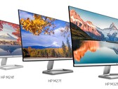 Les nouveaux moniteurs FHD de la série M de HP, fabriqués à partir de 85 % de plastique recyclé. Image via HP