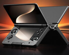 La prochaine console portable à clapet de Retroid pourrait reprendre le format de l'AYN Thor, illustrée ci-dessous.