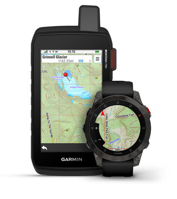 Vous pouvez visualiser les cartes TOPO à l'aide de Garmin Outdoor Maps+. (Image source : Garmin)