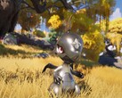 Illustration promotionnelle pour « Aniimo », le jeu de rôle de chasse aux créatures de Pawprint Studio.