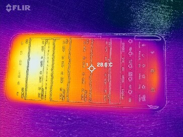 Carte thermique avant