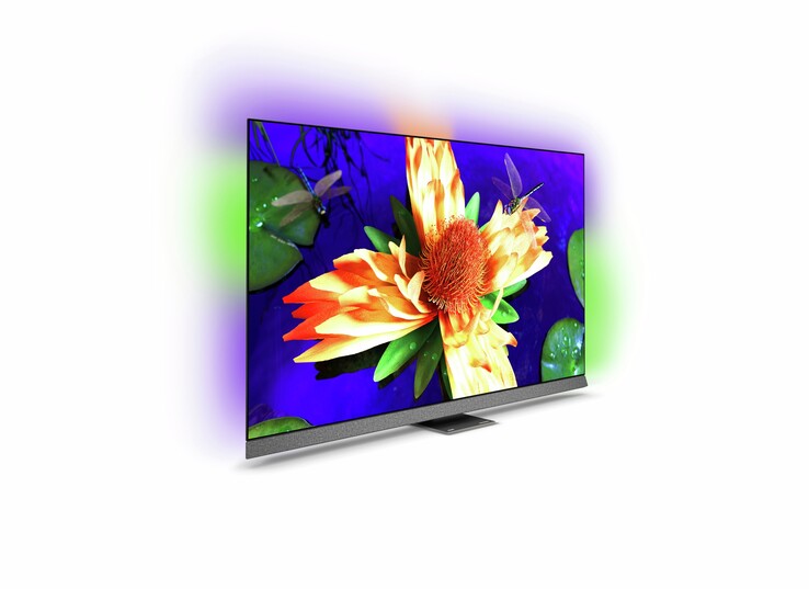 Le téléviseur Philips OLED+907 (modèle 45 pouces). (Image source : Philips)