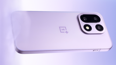Le OnePlus 15 en violet brumeux (Source de l&#039;image : OnePlus, édité)