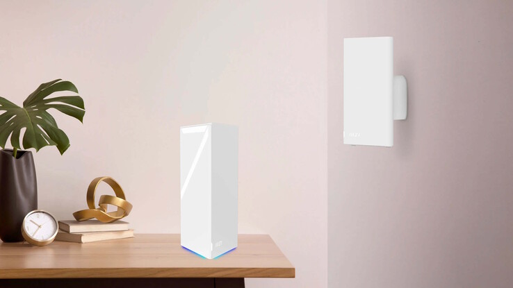 Le système peut être monté au mur et offre des effets d'éclairage RVB (Source d'image : MSI)