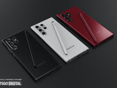 Le Samsung Galaxy S22 Ultra pourrait se décliner en trois couleurs différentes et trois configurations de stockage différentes (Image : LetsGoDigital)