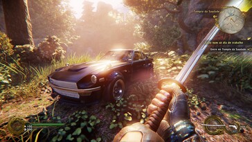 En image : Une capture d’écran de gameplay de Shadow Warrior 2.