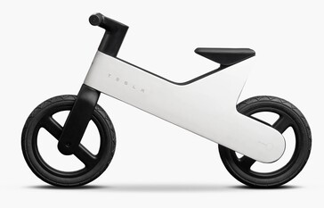 Le vélo d'équilibre Tesla coûte 225 dollars.