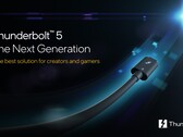 Thunberbolt 5.0 fera son apparition sur les ordinateurs portables Intel début 2024 (image via Intel)