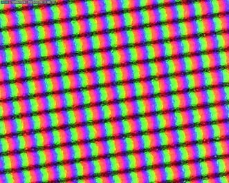 Sous-pixels granuleux en raison d'une superposition mate
