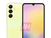Le Samsung Galaxy A25 5G dans l'une des quatre couleurs de lancement annoncées. (Source de l'image : Android Headlines)