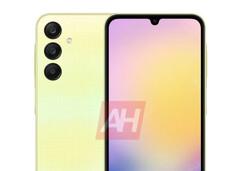Le Samsung Galaxy A25 5G dans l'une des quatre couleurs de lancement annoncées. (Source de l'image : Android Headlines)