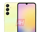 Le Samsung Galaxy A25 5G dans l'une des quatre couleurs de lancement annoncées. (Source de l'image : Android Headlines)