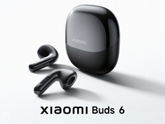 Le Xiaomi Buds 6 dans l'une de ses trois couleurs de lancement.