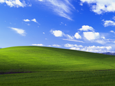 Le fond d'écran original "Bliss" pour Windows XP (Source de l'image : Wikipedia)