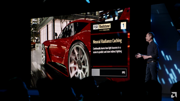 AMD Neural Radiance Caching accélère l'éclairage indirect. (Source de l'image : AMD)