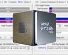 Le Ryzen 7 PRO 5750G sera doté des technologies PRO d'AMD destinées aux entreprises et de fonctions de sécurité améliorées. (Image source : AMD/CPU-Z - édité)