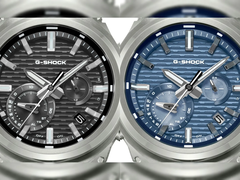 Sur la photo : les nouveaux modèles Casio GST-B1000-1A (à gauche) et -2A (à droite).
