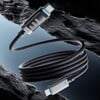 Le câble d'alimentation pour écran numérique 6 tresses de Cuktech (version OLED magnétique). (Source de l'image : Cuktech via Weibo)
