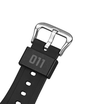 L'anneau du bracelet est imprimé de "011", le personnage principal. (Source de l'image : Casio)