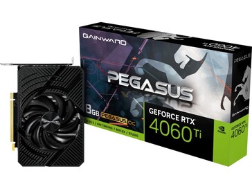 Gainward RTX 4060 Ti 8 GB Pegasus OC (Image Source : Gainward)