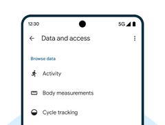 L&#039;application Health Connect de Google (photo) pourrait bientôt permettre de suivre la consommation de nicotine et d&#039;alcool. (Source de l&#039;image : Google)