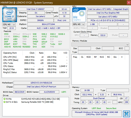 Lenovo Yoga C940 - HWiNFO.