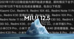 Le troisième lot d'appareils Xiaomi a maintenant commencé à recevoir la mise à jour MIUI 12.5 Enhanced Edition en Chine. (Image source : Xiaomi - édité)