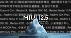 Le troisième lot d&#039;appareils Xiaomi a maintenant commencé à recevoir la mise à jour MIUI 12.5 Enhanced Edition en Chine. (Image source : Xiaomi - édité)