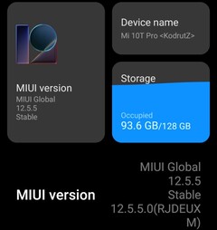 MIUI Global 12.5.5 Stable n'est pas l'Enhanced Edition mais résout quelques bugs (Source : Own)