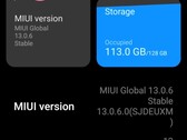 MIUI 13.0.6 sur Xiaomi Mi 10T Pro détails (Source : Own)