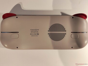 Il y a une bande d'accentuation et deux boutons au dos