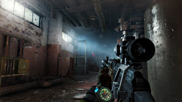 En photo : Capture d'écran de Metro : Last Light Redux.