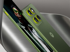 Le Motorola Edge 70 dans l'une des trois couleurs de lancement annoncées par les rumeurs. (Source de l'image : via Evan Blass)