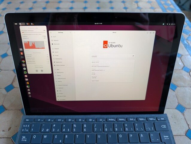 N'importe quelle distribution Linux fera l'affaire, mais Gnome rend tout beaucoup plus convivial (Image Source : Notebookcheck)