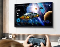 Panasonic présente l&#039;un des premiers téléviseurs intelligents équipés d&#039;une dalle LG OLED Meta 2.0. (Image : Panasonic)